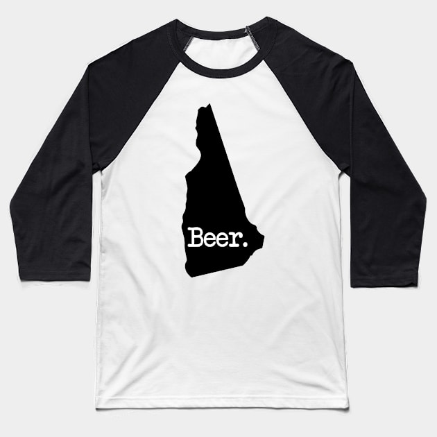 New Hampshire Beer NH Baseball T-Shirt by mindofstate